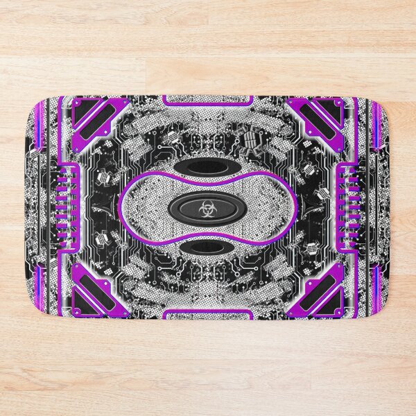 Item preview, conceptual digital illustration firewall interface Reality toxic Cyberpunk style - purple neon designed and sold by JVNS.