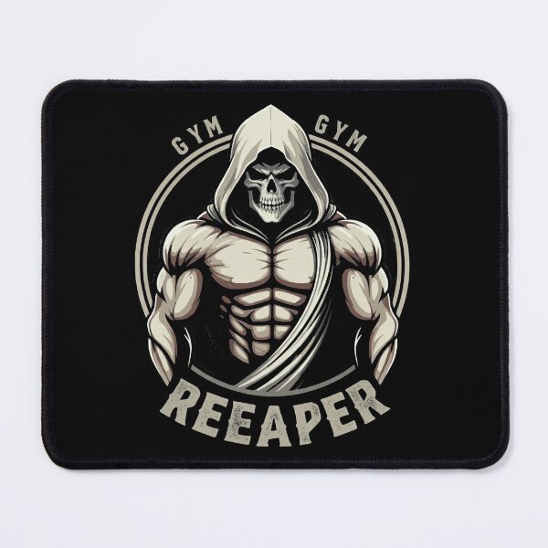 Item preview, Gym Reaper Fitness Halloween Skeleton Workout Bodybuilding designed and sold by studiopekepeke.