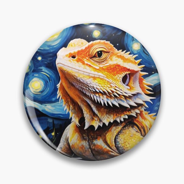 Item preview, Bearded Dragon Starry Night Portrait  designed and sold by ChaosReigns91.