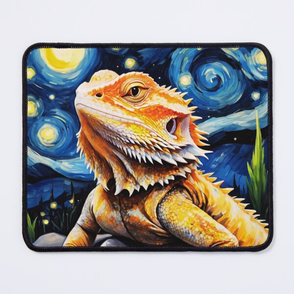 Item preview, Bearded Dragon Starry Night Portrait  designed and sold by ChaosReigns91.