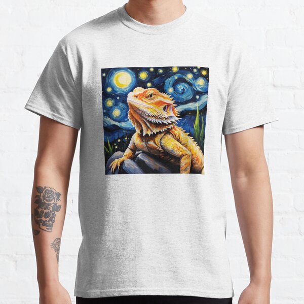Item preview, Bearded Dragon Starry Night Portrait  designed and sold by ChaosReigns91.
