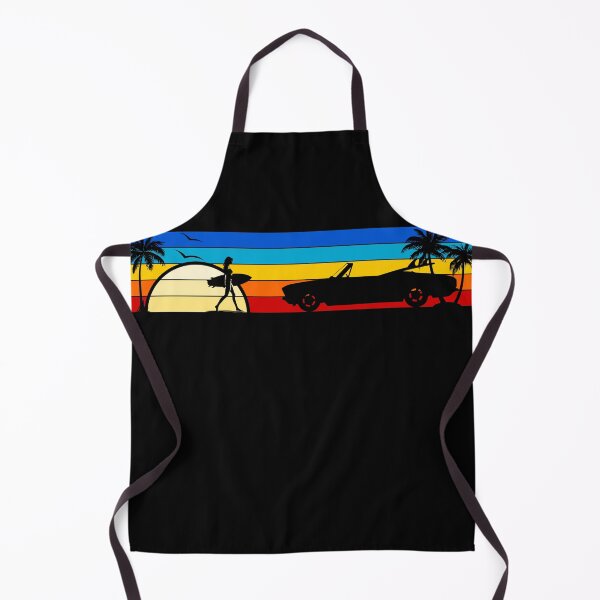 Item preview, Corvair Convertible 1965 1966 1967 1968 1969 Surfer Girl Sunset Beach Vintage Style designed and sold by FlatSixGraphics.