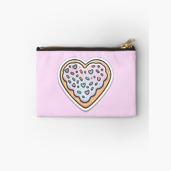 Item preview, Cozy Cute Pastel Heart Cookie With Sprinkles designed and sold by Bug-and-Dove.