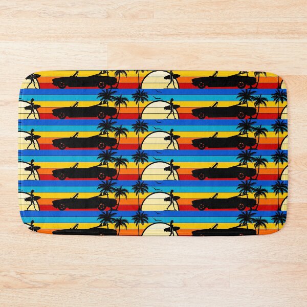 Item preview, Corvair Convertible 1965 1966 1967 1968 1969 Surfer Girl Sunset Beach Vintage Style designed and sold by FlatSixGraphics.