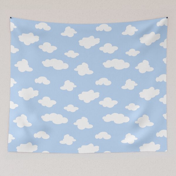 Item preview, Powder Blue Cloudy Sky  designed and sold by Sharon Schwalbe.