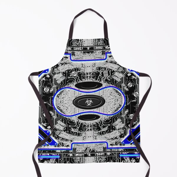 Item preview, conceptual digital illustration firewall interface Reality toxic Cyberpunk style - blue neon designed and sold by JVNS.