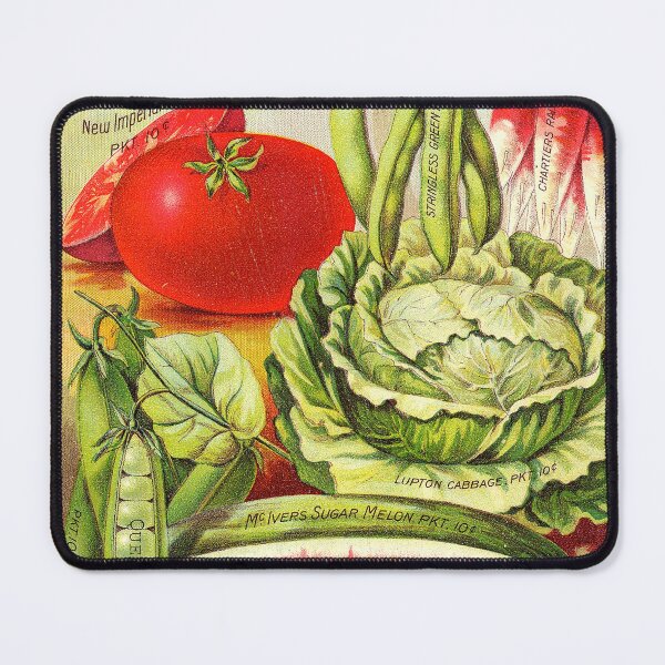 Item preview, Watermelon and Vegetables - Cole's 1896 Vintage Seed Poster designed and sold by killies.