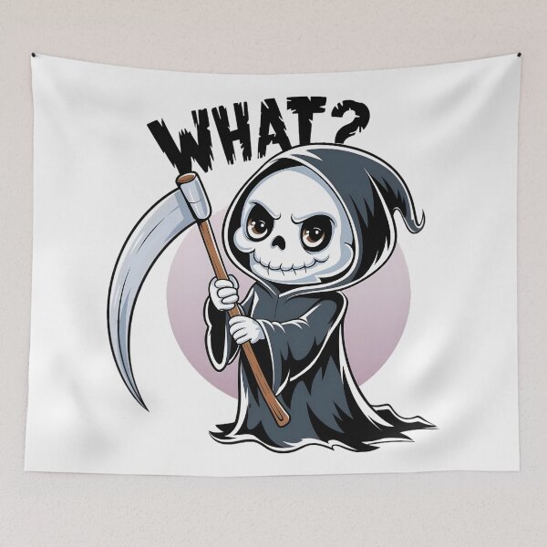 Item preview, Funny Grim Reaper What? designed and sold by PlanetMarker.