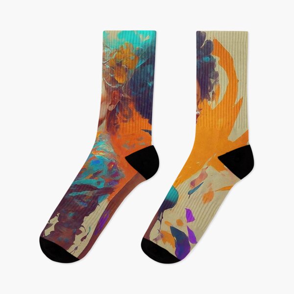 Item preview, Unity in Color: Two Friends in Bold Abstract designed and sold by CorbinHenry.