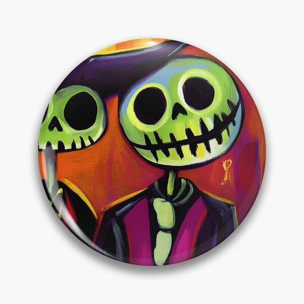 Item preview, Playful Halloween Art with Skeletons in Formal Attire - Vibrant and Whimsical Decor AI Generated designed and sold by OlfactoART Studio.