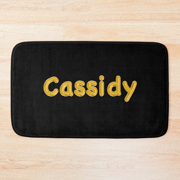 Item preview, Golden Balloon Cassidy Name Label (Black) designed and sold by NormadWorld.