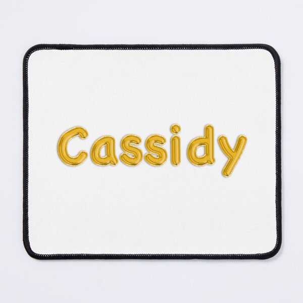 Item preview, Golden Balloon Cassidy Name Label designed and sold by NormadWorld.