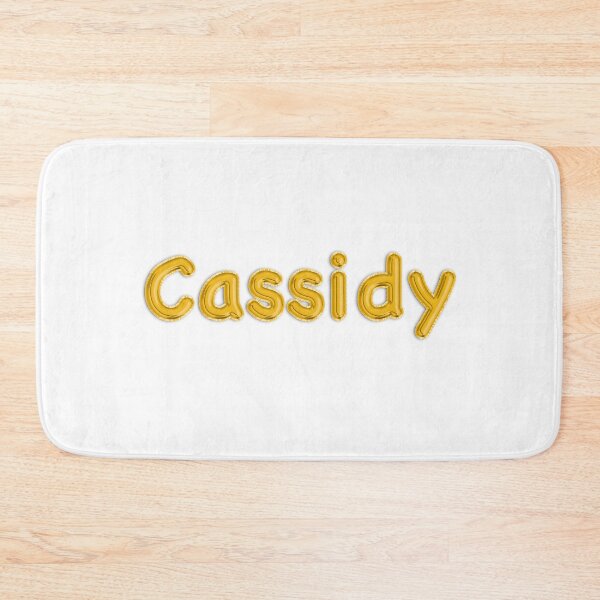 Item preview, Golden Balloon Cassidy Name Label  designed and sold by NormadWorld.