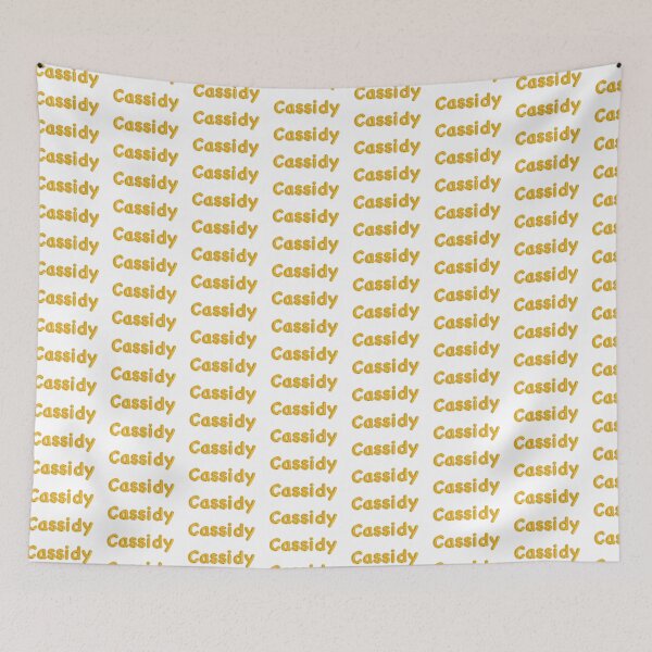 Item preview, Golden Balloon Cassidy Name Label  designed and sold by NormadWorld.