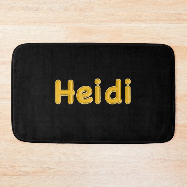 Item preview, Golden Balloon Heidi Name Label (Black) designed and sold by NormadWorld.