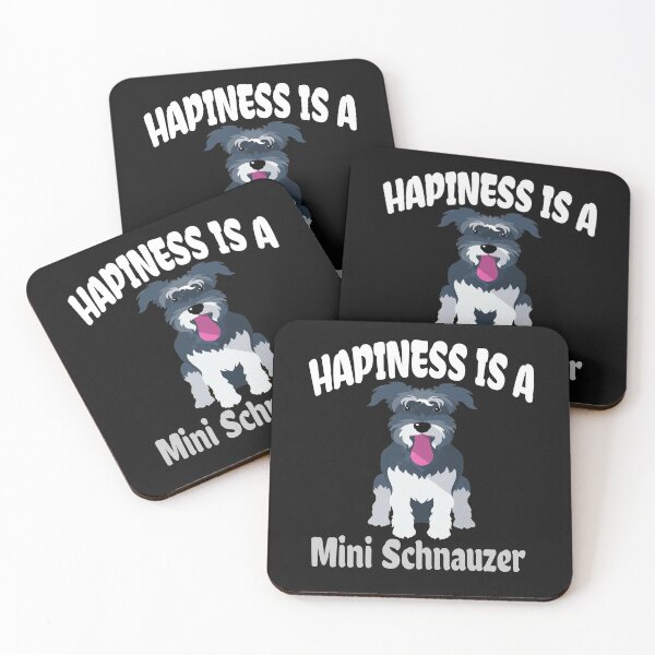 Item preview, Happiness Is A Mini Schnauzer designed and sold by BASKF.