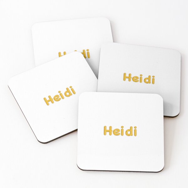 Item preview, Golden Balloon Heidi Name Label designed and sold by NormadWorld.