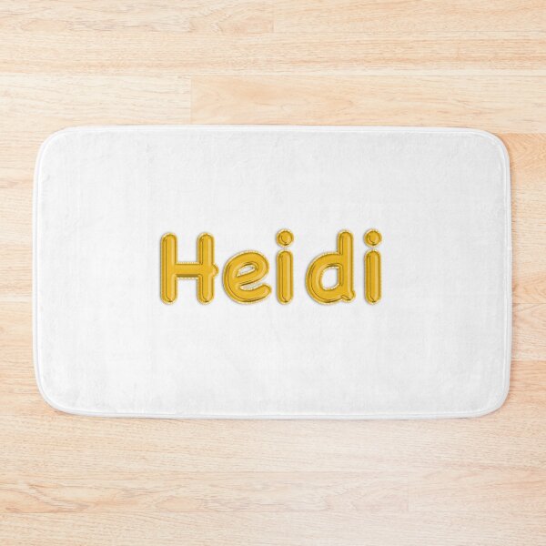Item preview, Golden Balloon Heidi Name Label designed and sold by NormadWorld.