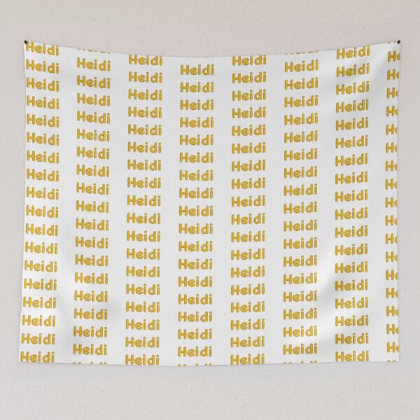 Item preview, Golden Balloon Heidi Name Label designed and sold by NormadWorld.