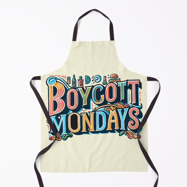 Item preview, Boycott Mondays, typography designed and sold by maxmaj.