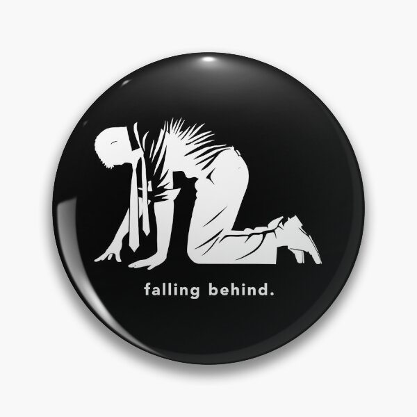 Item preview, falling behind. (White) designed and sold by tryingtimestrib.
