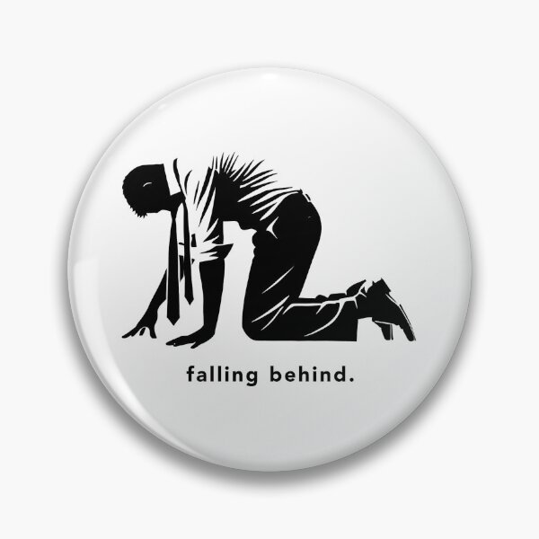 Item preview, falling behind. (Black) designed and sold by tryingtimestrib.