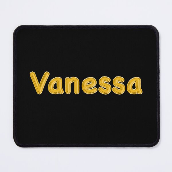 Item preview, Golden Balloon Vanessa Name Label (Black) designed and sold by NormadWorld.