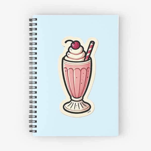 Item preview, Cute Pink Strawberry Milkshake designed and sold by Bug-and-Dove.