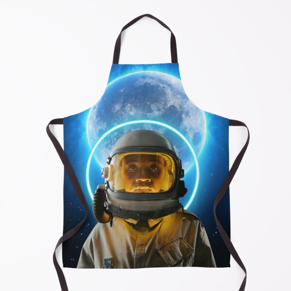 Item preview, female astronaut and moon designed and sold by berwies-artwork.