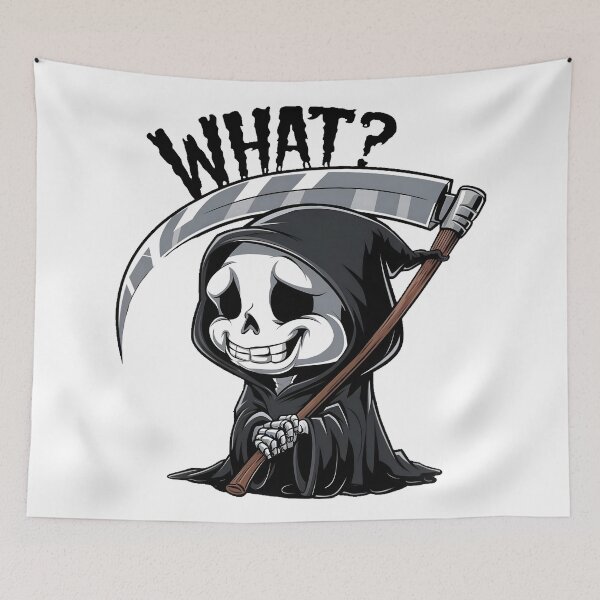Item preview, Funny Grim Reaper What? designed and sold by PlanetMarker.