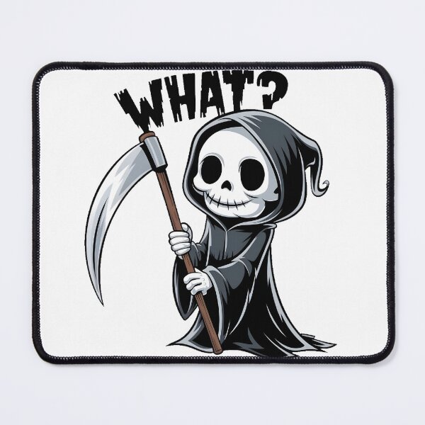 Item preview, Funny Grim Reaper What? designed and sold by PlanetMarker.