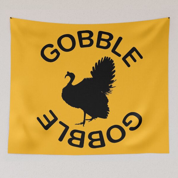 Item preview, Thanksgiving Gobble Gobble Turkey Silhouette designed and sold by Deborah Camp.