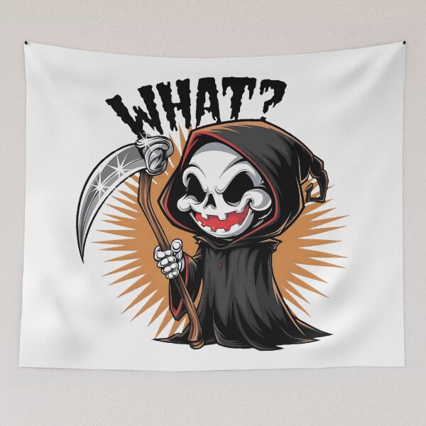 Item preview, Funny Grim Reaper What? designed and sold by PlanetMarker.