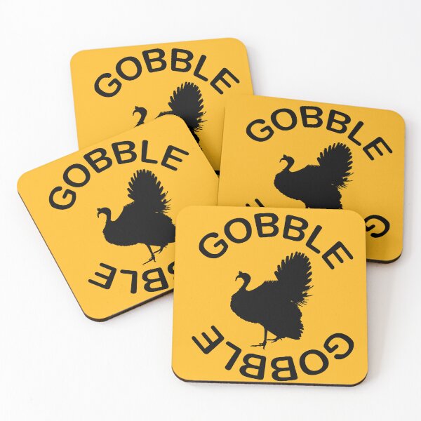 Item preview, Thanksgiving Gobble Gobble Turkey Silhouette designed and sold by Deborah Camp.