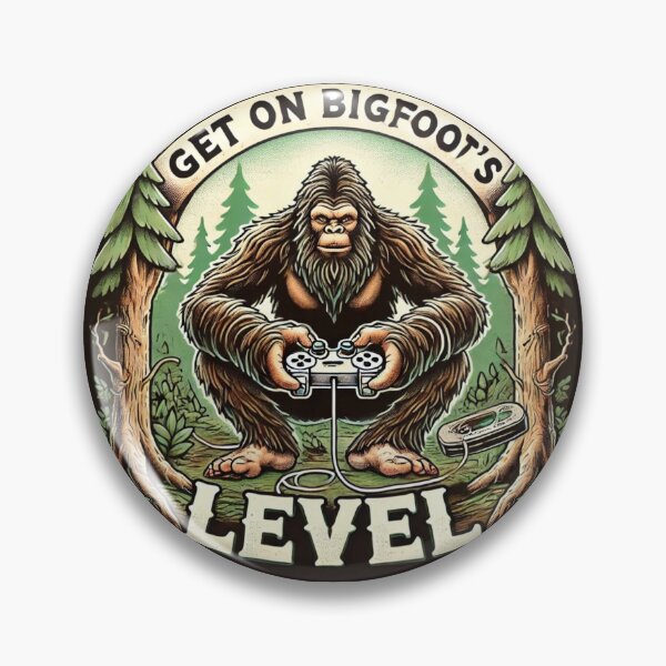 Item preview, GET ON BIGFOOT'S LEVEL designed and sold by KnottyToons.
