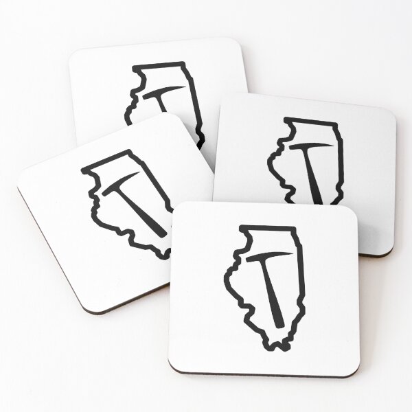 Item preview, State of Illinois Geologist Rock Hammer, Rockhounding Geology Gift designed and sold by tumbleweedphoto.