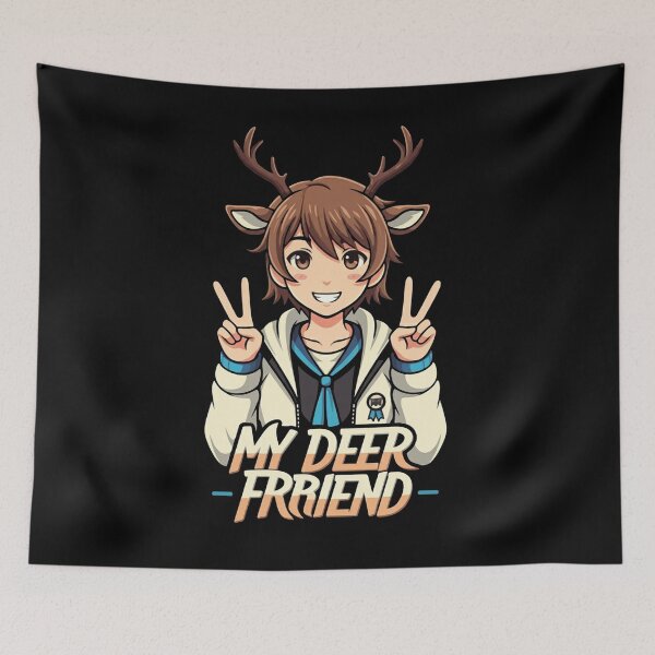 Item preview, Shikanoko Funny Deer Anime My Deer Friend designed and sold by studiopekepeke.