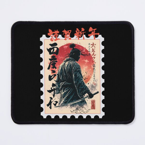 Item preview, Vintage Samurai Design with Red Sun and Katana designed and sold by 3T3rnalArts.