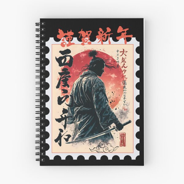 Item preview, Vintage Samurai Design with Red Sun and Katana designed and sold by 3T3rnalArts.