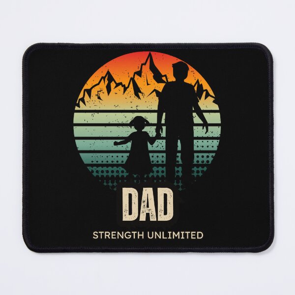 Item preview, Dad Strength Unlimited - Funny Workout Shirt Father's Day designed and sold by MiMiGuelShop.