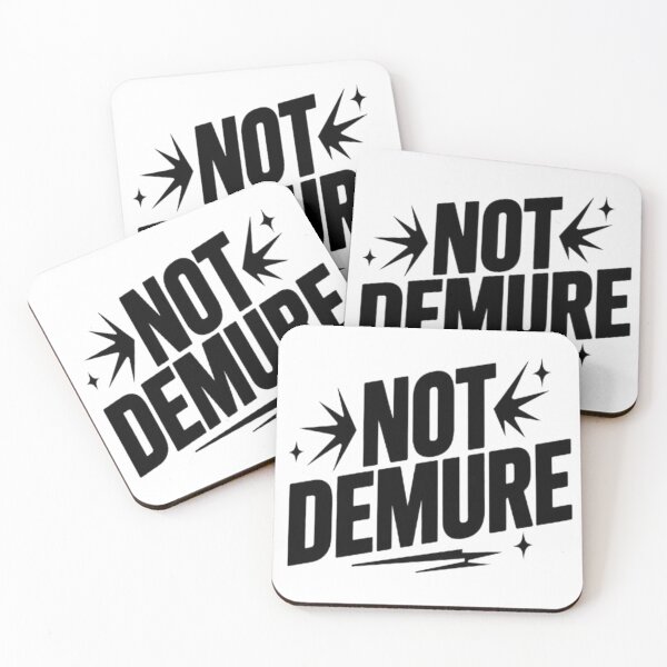 Item preview, Not Demure Classic T-Shirt designed and sold by ColorsSoul ⭐️⭐️⭐️⭐️⭐️.