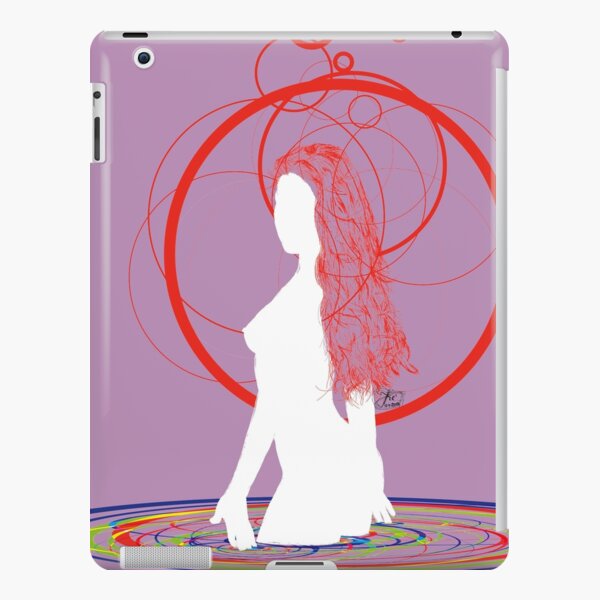 red hair in the water iPad Snap Case
