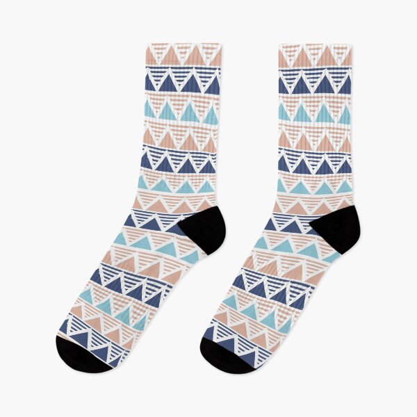 Item preview, Seamless Turquoise & Beige Triangular Pattern Motif designed and sold by ilovespmaestax.