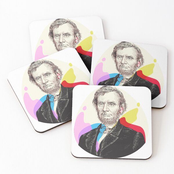 Item preview, Abraham Lincoln listening to a podcast with airpods designed and sold by KateTsibere.