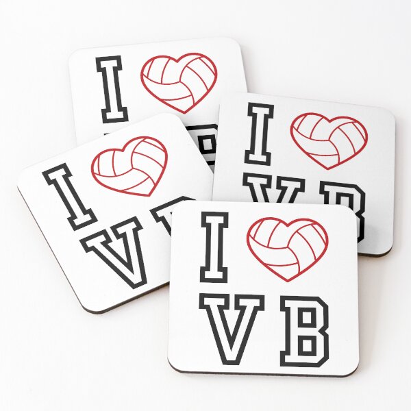 Item preview, I Heart VB - I Love Volleyball designed and sold by caFUNated.