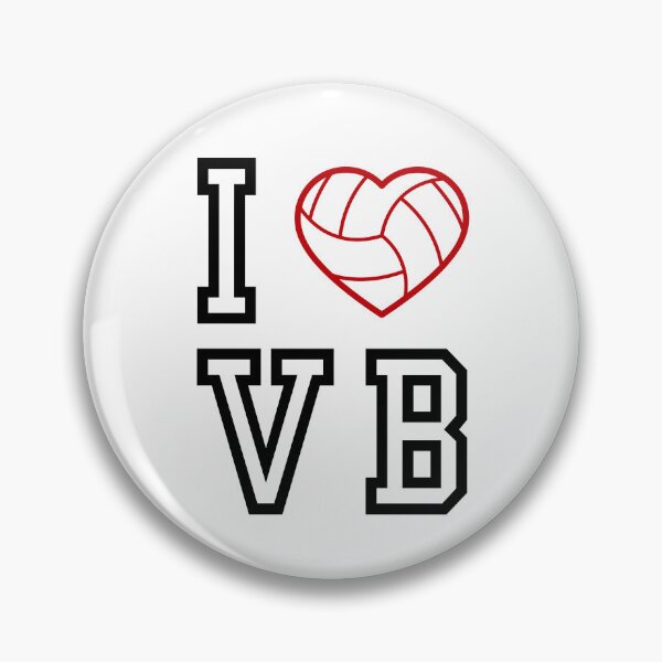 Item preview, I Heart VB - I Love Volleyball designed and sold by caFUNated.