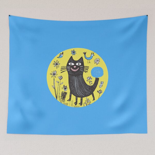 Item preview, Cat children's drawing. designed and sold by Yolanda Cañardo Galve.