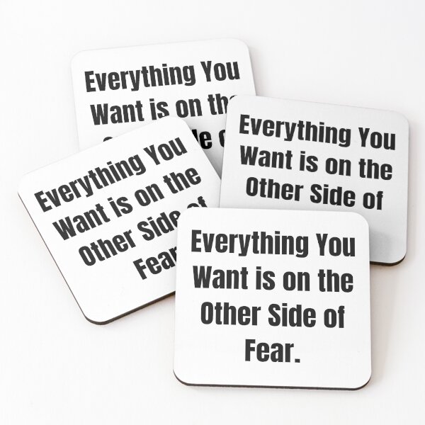 Item preview, Everything You Want is on the Other Side of Fear designed and sold by Tri-point12.