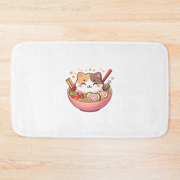 Item preview, Food Chibi Series - Cute Mewo Noodle Chan designed and sold by xiaoxiaochibi.