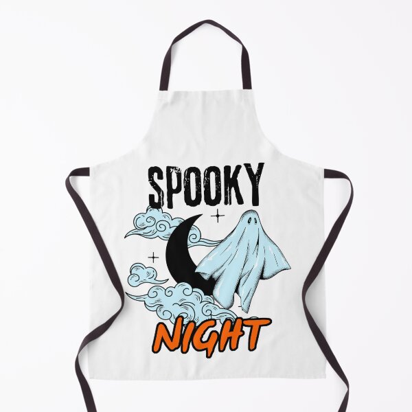 Item preview, Spooky Night and ghost in the moon, halloween designed and sold by OmikronStore.